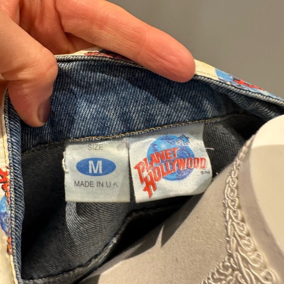 Planet Hollywood Denim Jacket Youth Sz M - Picture 6 of 6